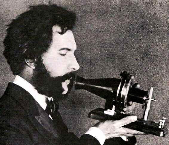 Photo of Alexander Graham Bell at the onset of his career