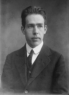 Photo of Niels Bohr at the onset of his career
